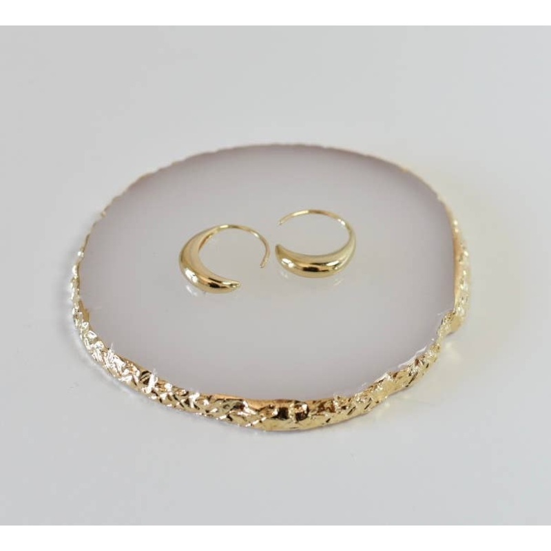 Bella Rey Audrey Hoops – 18k Gold Plated Earrings