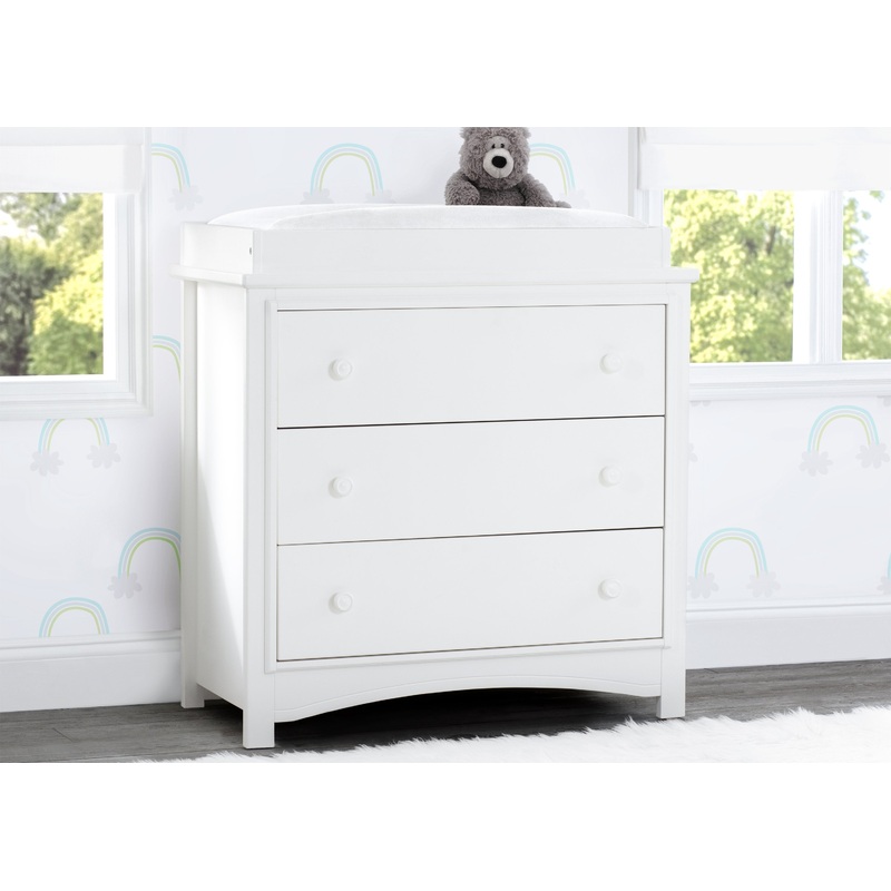 Perry 3 Drawer Dresser with Changing Top