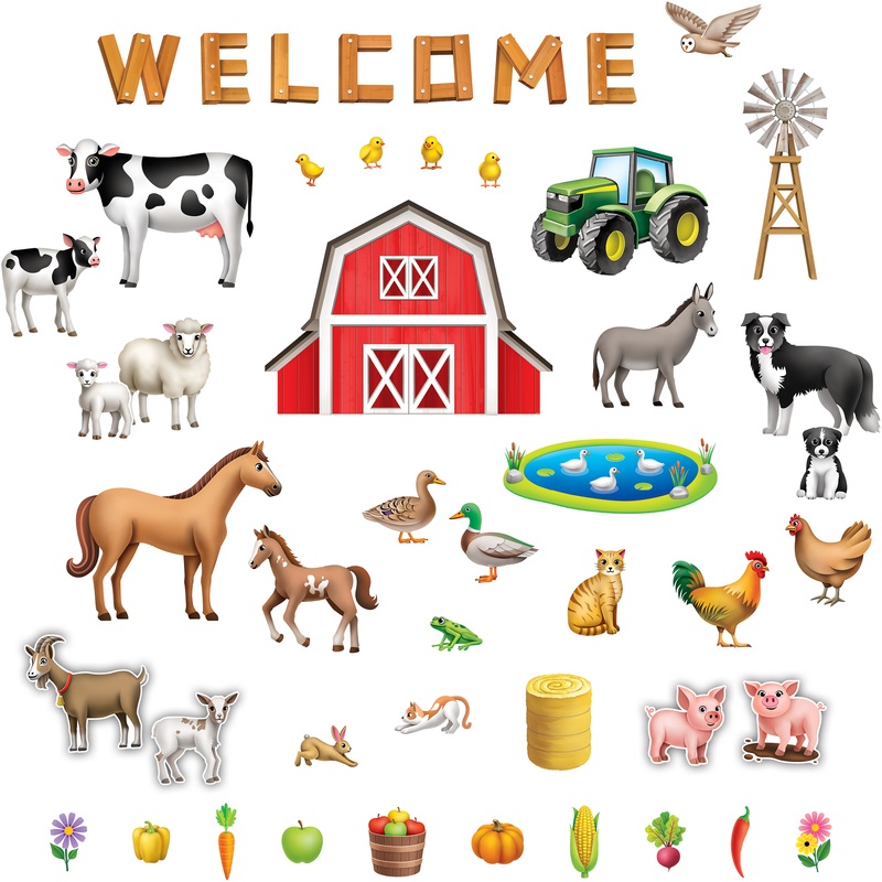 The Farm Friends Bulletin Board Set