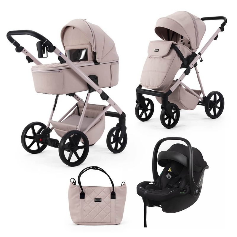 Mee-Go Milano Natura 3-in-1 Travel System – Rose