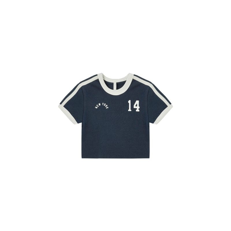 Rylee + Cru Baby Tee || Navy