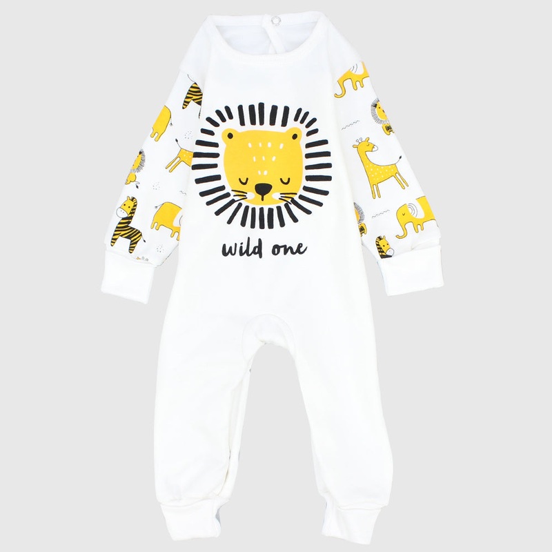 “Wild One” Long-Sleeved Footless Onesie