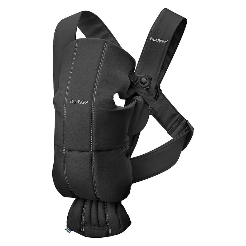 Baby Carrier Mini – Woven Black (See Description)