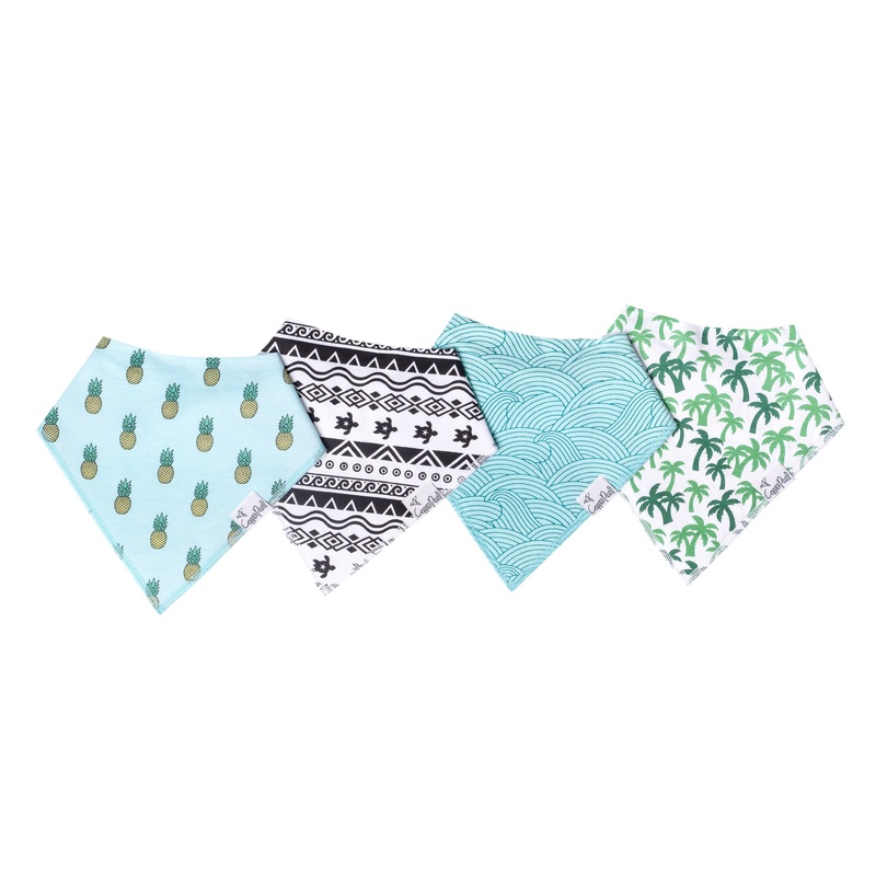 Copper Pearl Baby Bandana Bibs | Maui