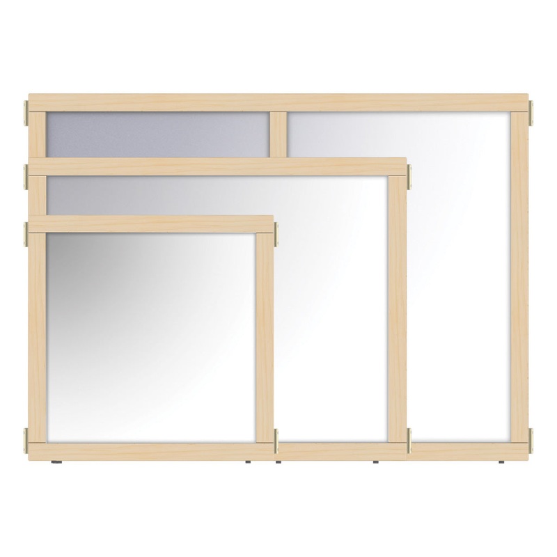 KYDZ Suite Panel – T-height – 48″ Wide – Mirror
