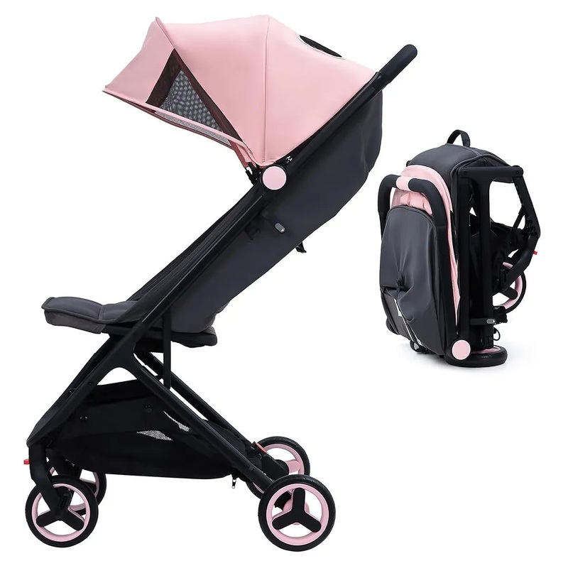Lightweight Stroller with One-Hand Fold