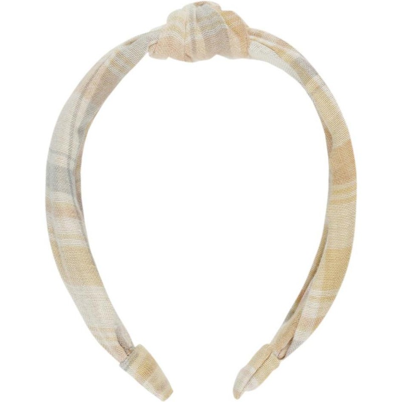 Rylee + Cru Knotted Headband || Pastel Plaid