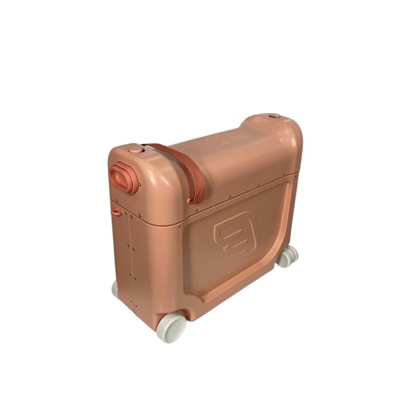 Stokke JetKids BedBox + Crew Backpack Travel Bundle, Coral Pink