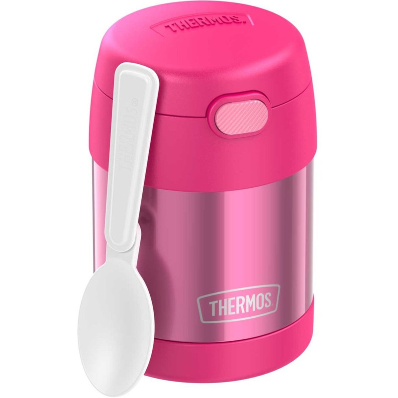 Thermos FUNtainer Stainless Steel Food Jar, 10oz – Pink