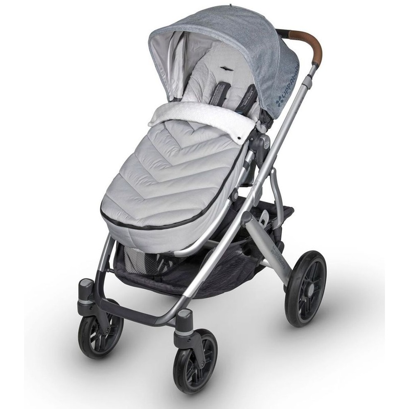 UPPAbaby Open Box CozyGanoosh Footmuff – Pascal (Grey/Chevron Quilt)