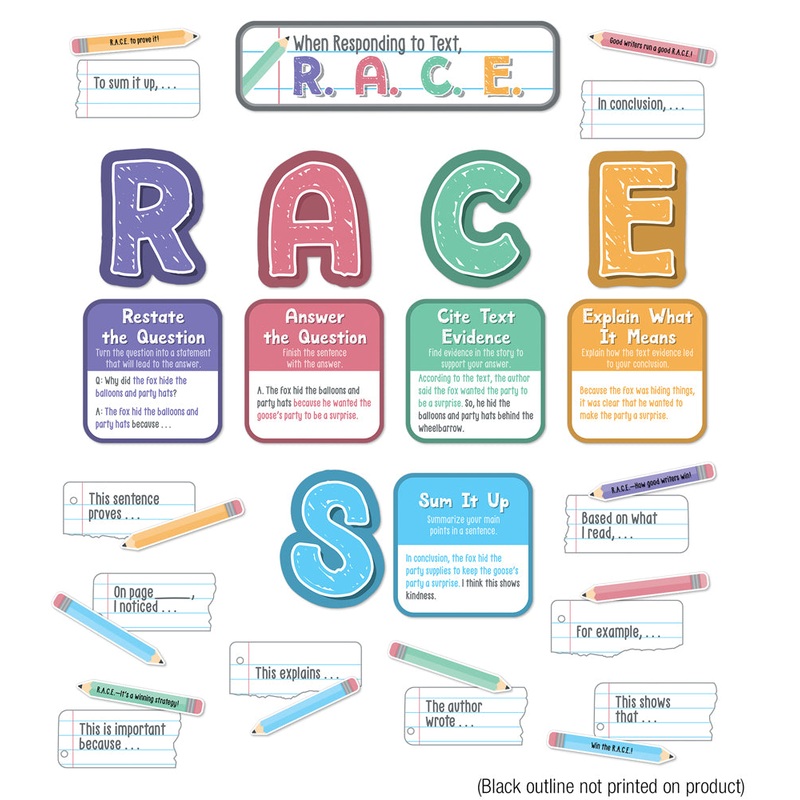 R.A.C.E. Writing Strategy Bulletin Board Set