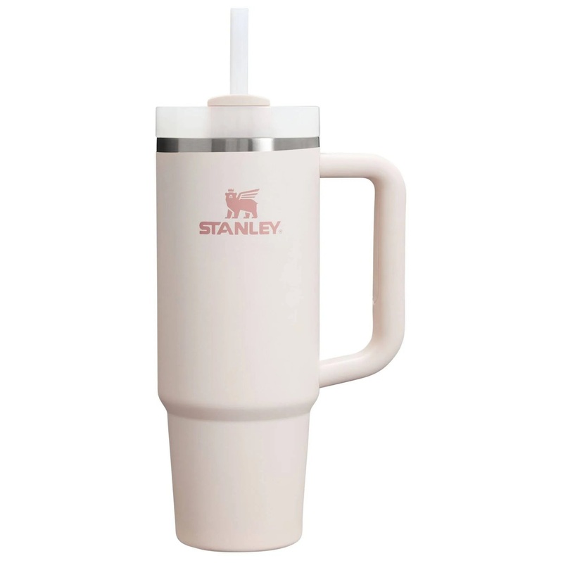 Stanley 30 oz Stainless Steel H2.0 Flowstate Quencher Tumbler- Rose Quartz (See Description)