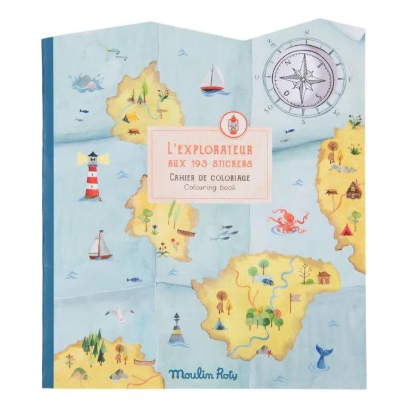The Explorer – Explorer Sticker and Colouring Book