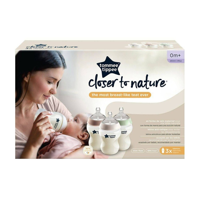 Closer To Nature Easivent Bottles 3pk 260ml
