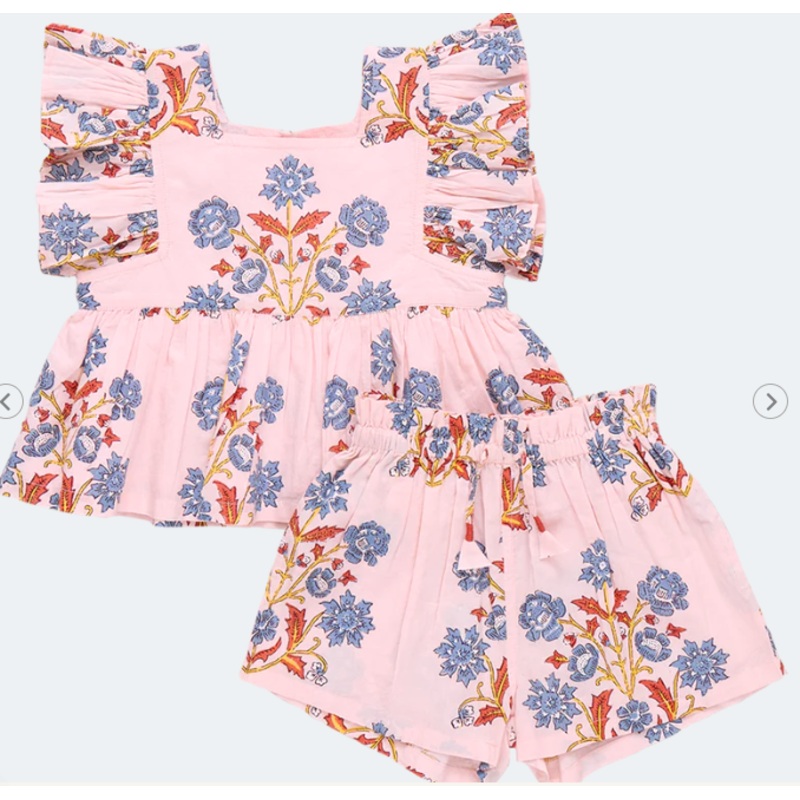 Girls Elsie 2 Piece Set – Pink Provence Floral