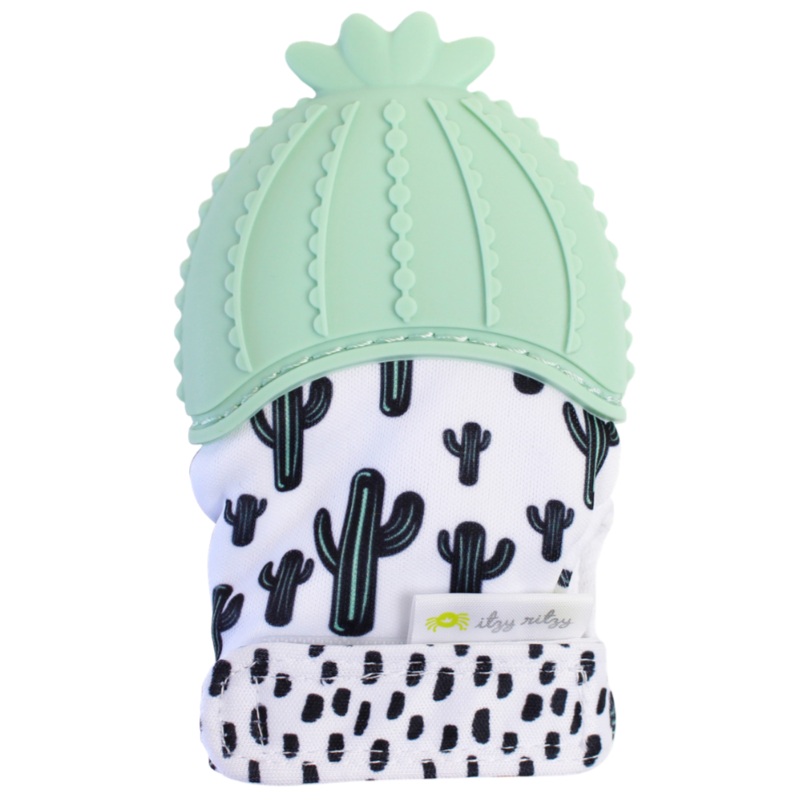 Itzy Ritzy Itzy Mitt Silicone Teething Mitts Cactus