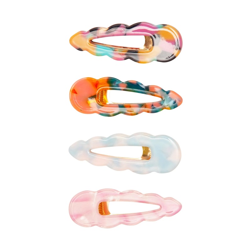 Mimi & Lula Scalloped Acetate Clips