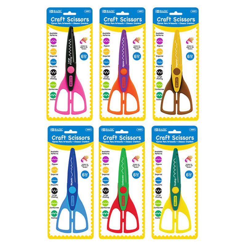 BAZIC 6 1/2″ Craft Scissors