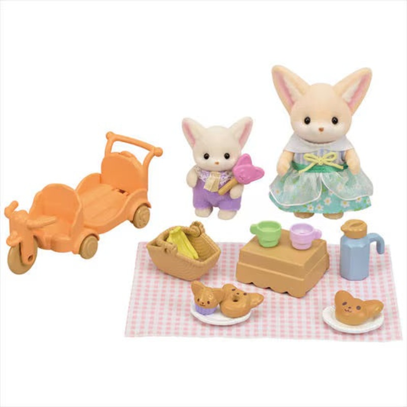 Calico Critters Sunny Picnic Set – Fenne Fox Sister & Baby