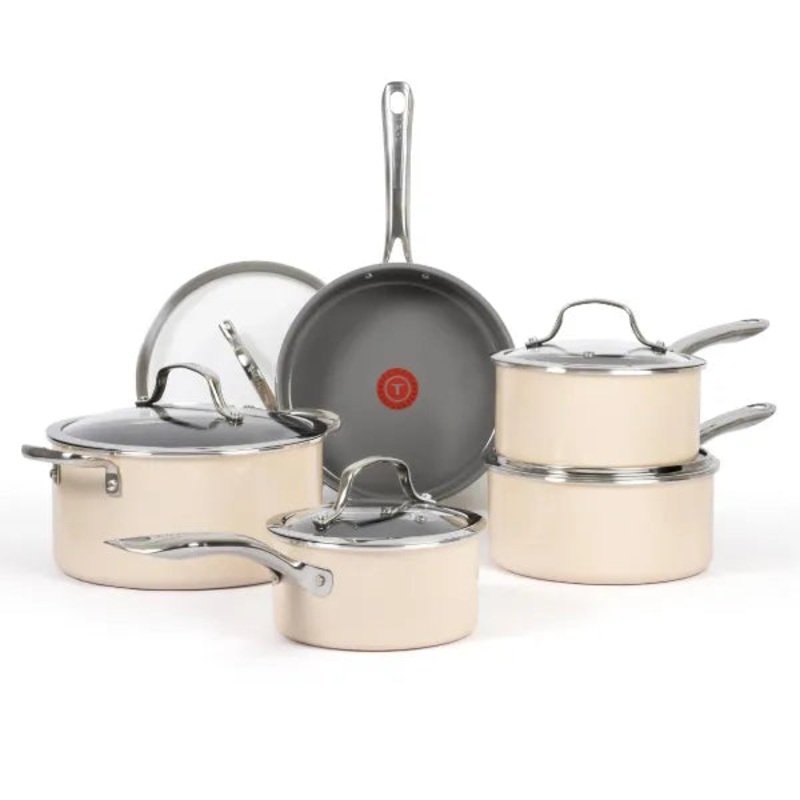 Ceramic non-stick 10 piece set (See Description)