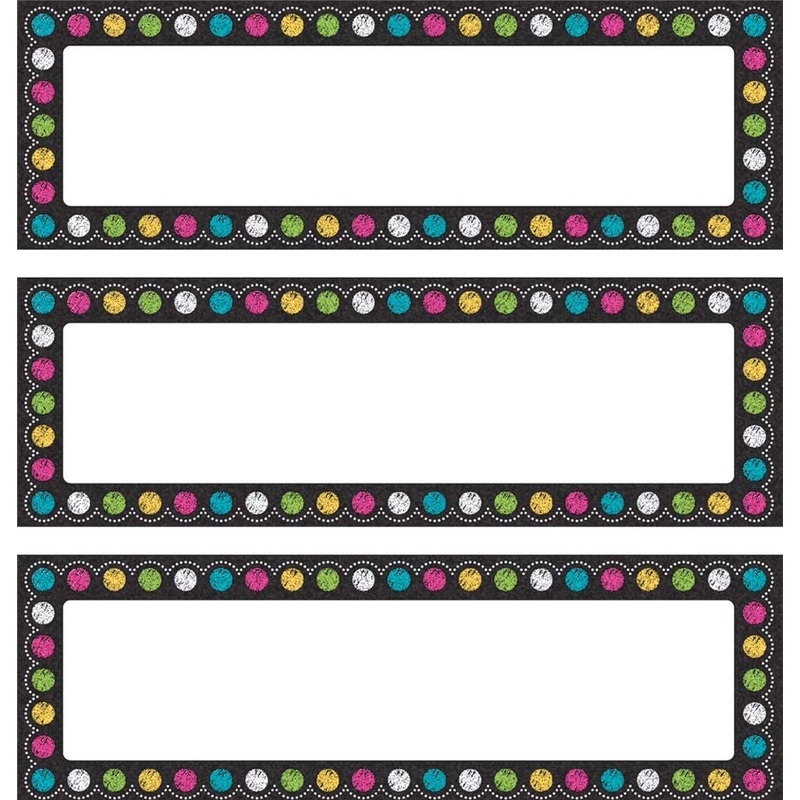 Chalkboard Brights Labels Magnetic Accents