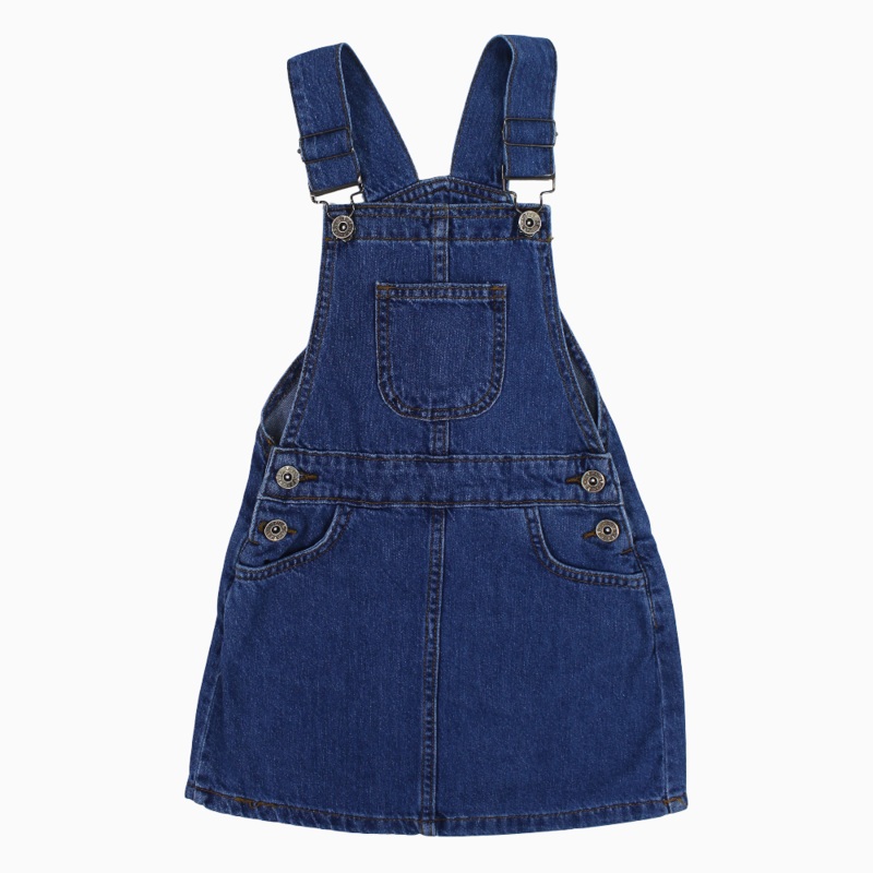 Girls Denim Dress  Navy Blue