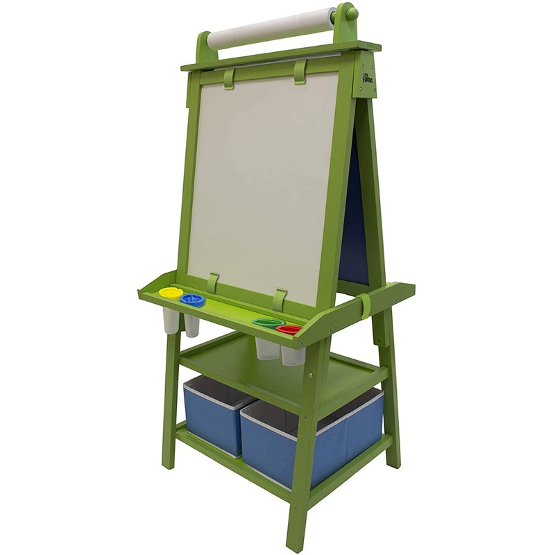 Little Partners Deluxe Art Easel Center – Apple Green