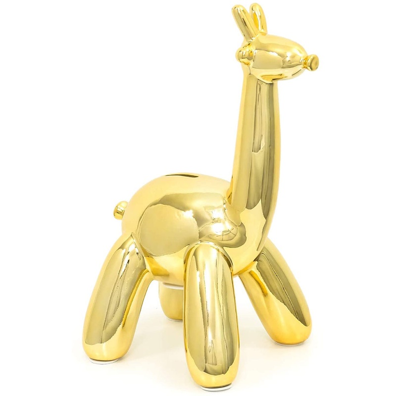 Made By Humans Balloon Bank, Giraffe – Gold