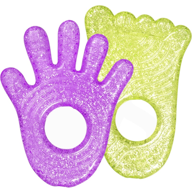 Munchkin Fun Ice Chewy Teether – 2pk – Pink/Green