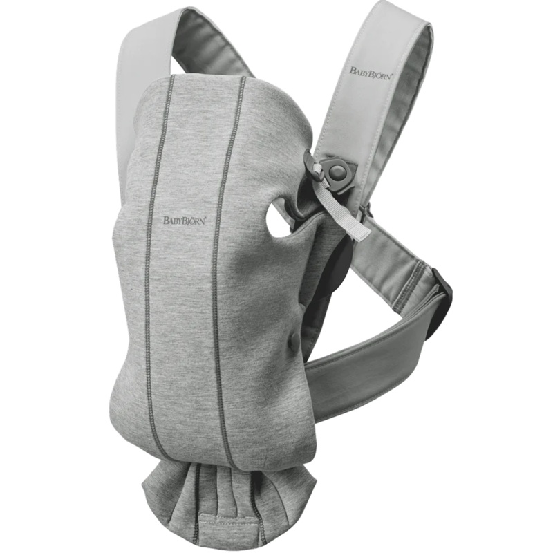 BabyBjorn Baby Carrier Mini, Light Gray 3D Jersey