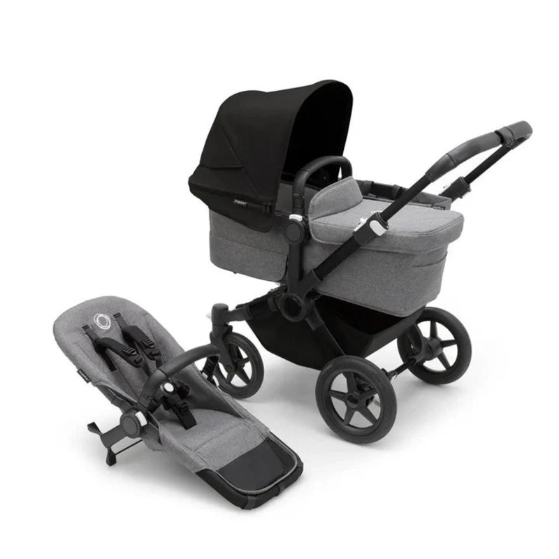 Bugaboo Donkey 5 Mono Pushchair – Grey Melange/Midnight Black