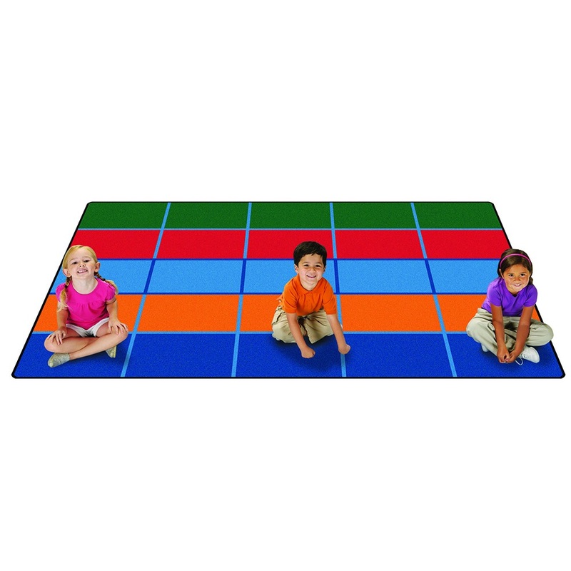 Color Blocks Value Seating Rug PLUS (6′ x 9′)