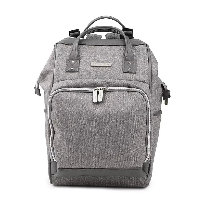 Diaper Bag Solid – Light Gray Heather