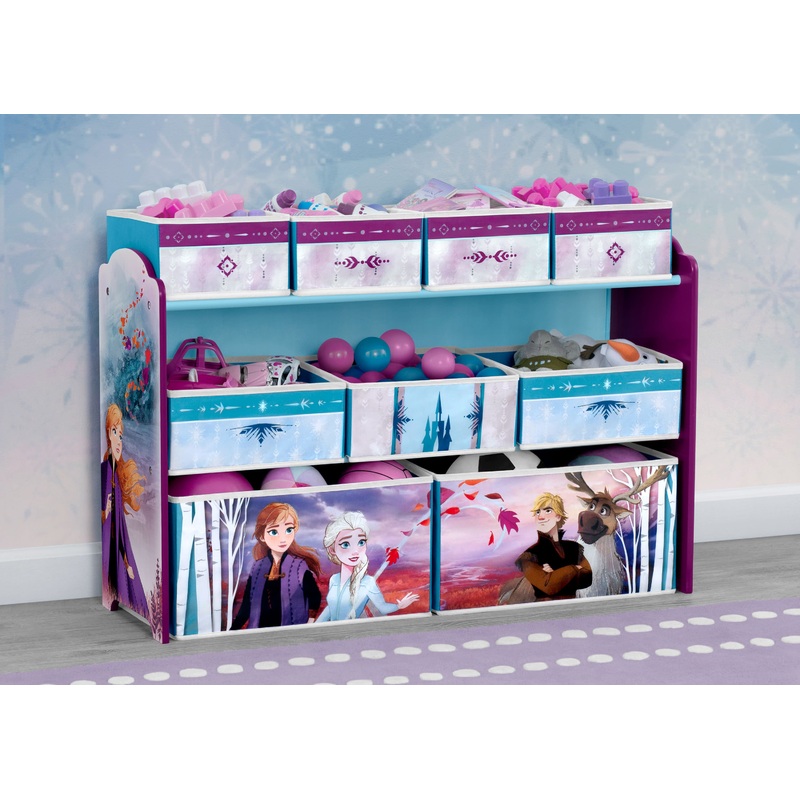 Frozen Deluxe 9 Bin Design and Store Toy Organizer