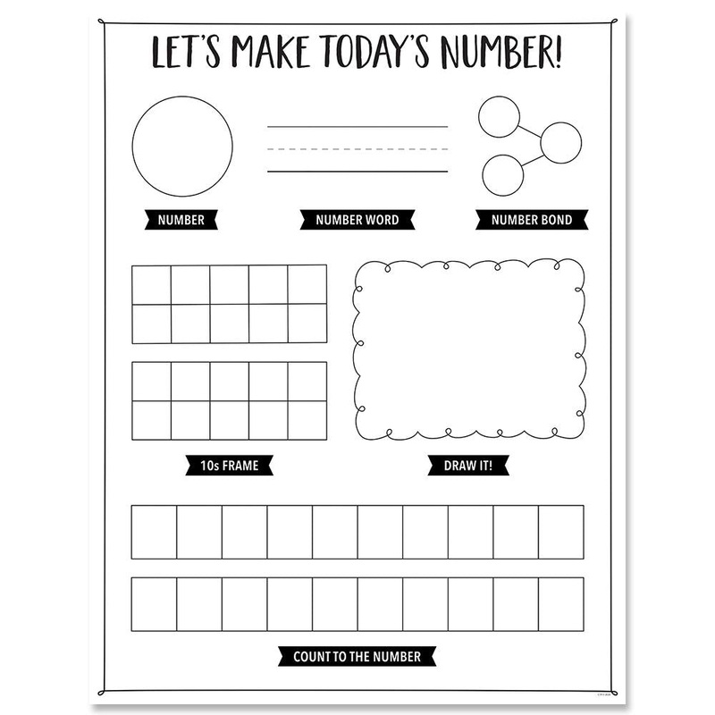 Make Today’s Number Charts with a Purpose