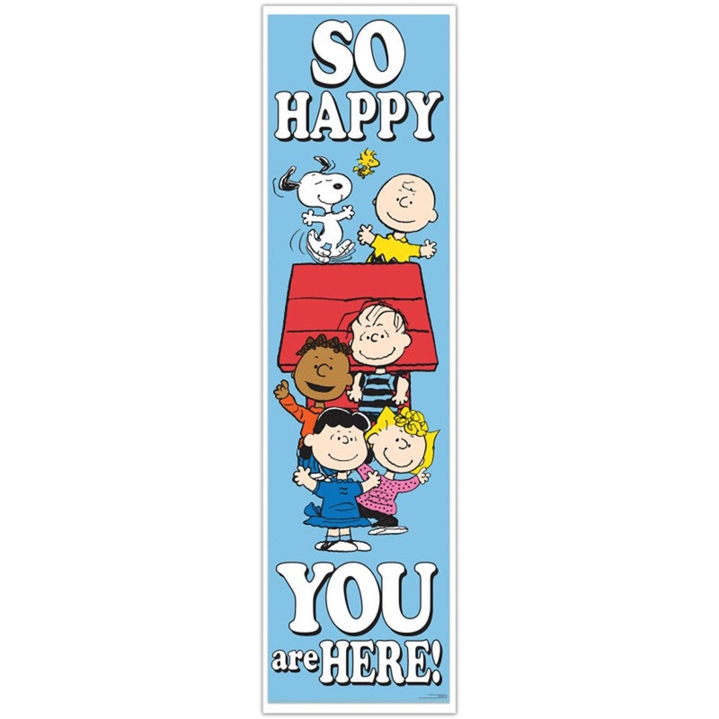 Peanuts So Glad You Are Here! Banners – Vertical