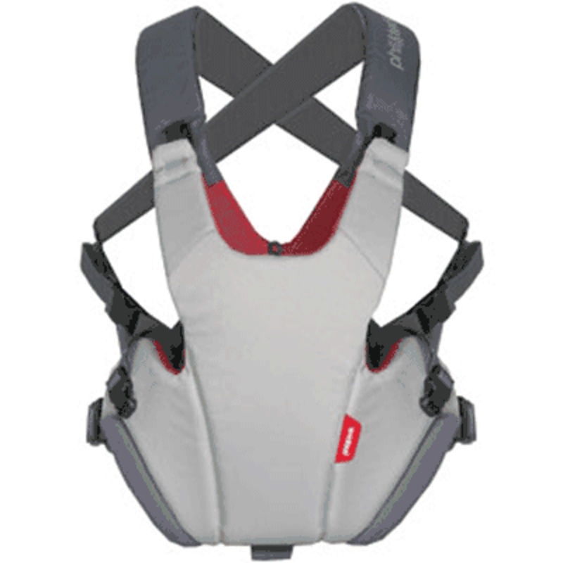 Phil & Teds Pepe Front Carrier in Grey/Red
