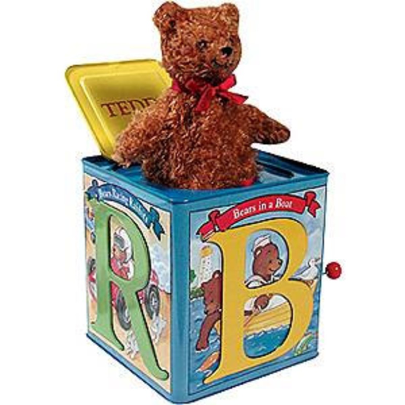 Schylling Jack-in-the-Box – Teddy Bear