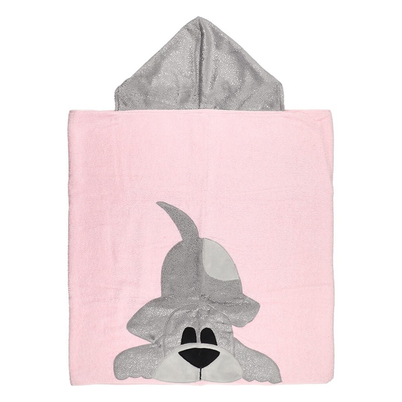 Big Towel Pink Sleepy Puppy