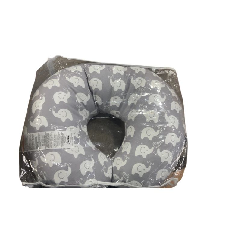 Boppy Nursing and Infant Support Pillow, Grey White Elephants