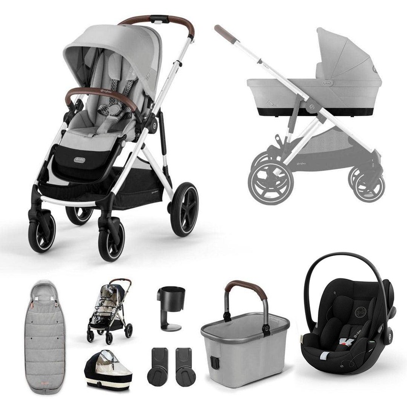 CYBEX Gazelle S + Cloud G Luxury Bundle – Lava Grey