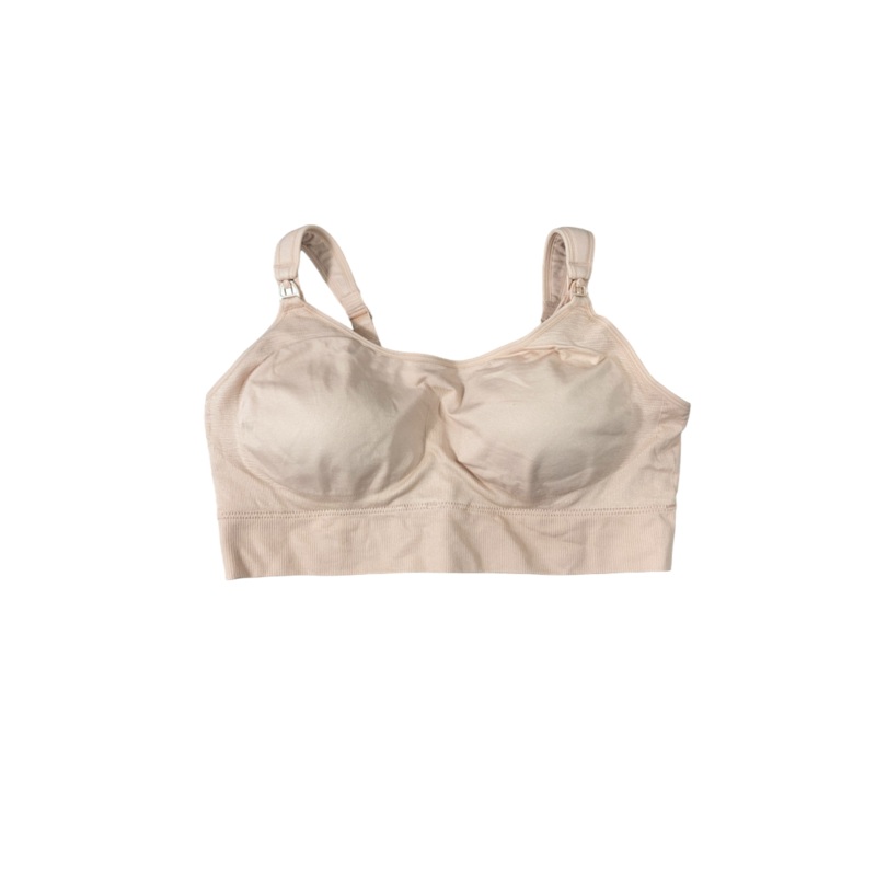 Momcozy All-in-One Super Flexible Pumping Bra, 2XL, Oyster Pink