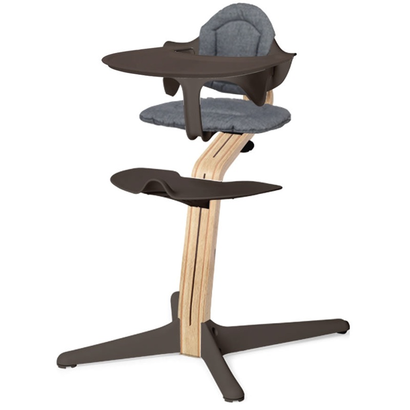 Nomi Complete High Chair – Coffee/White Oak