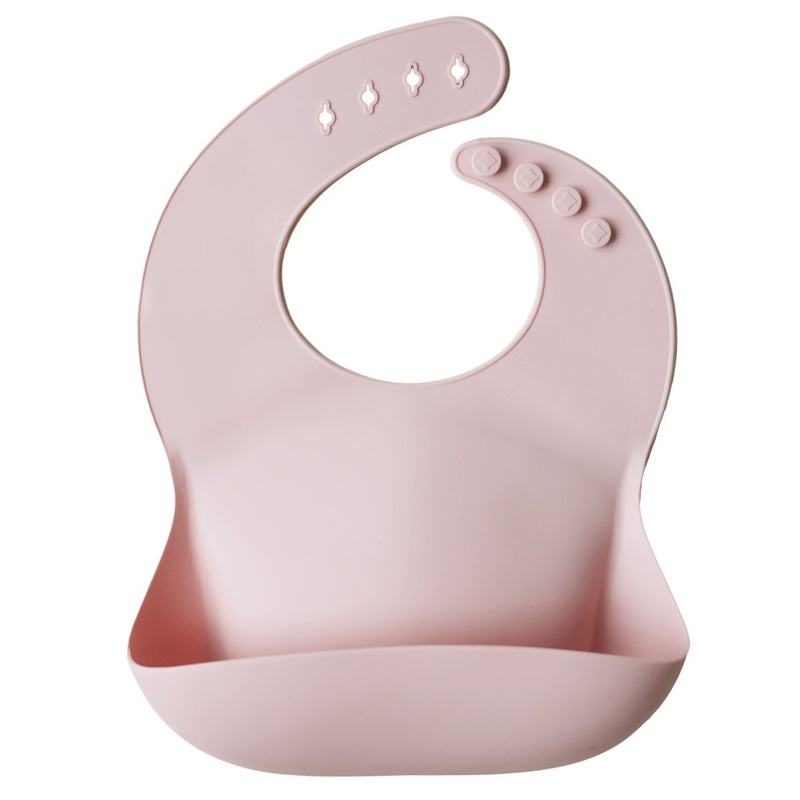 Silicone Bib – Blush