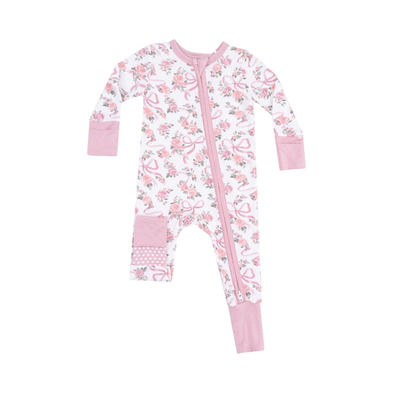 2 Way Zipper Romper – Ribbons and Flowers