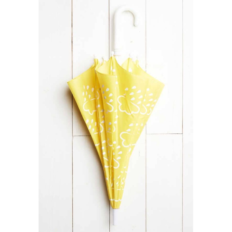 Grass & Air – Little Kids Colour-Revealing Umbrella in Yellow