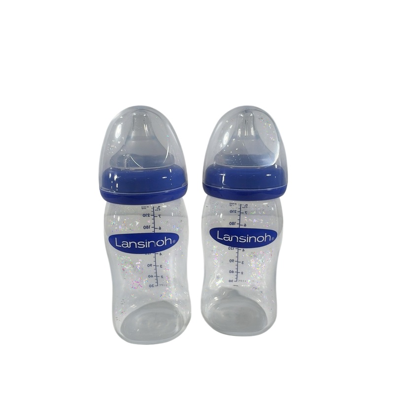 Lansinoh Baby Bottles, 2 Pack, 8oz