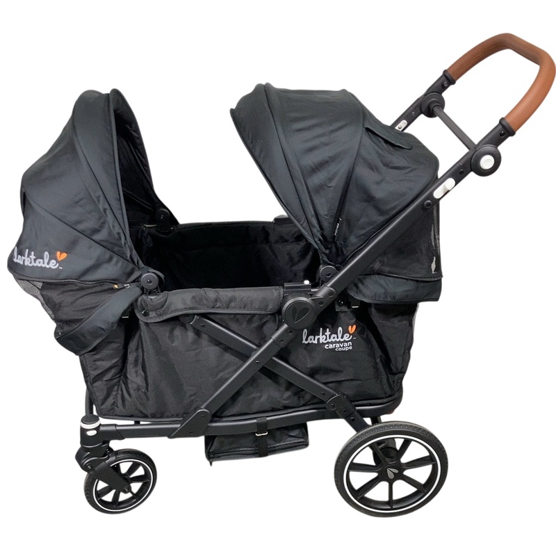 Larktale Caravan Coupe (2 Seater) Stroller Wagon, 2024, Byron Black