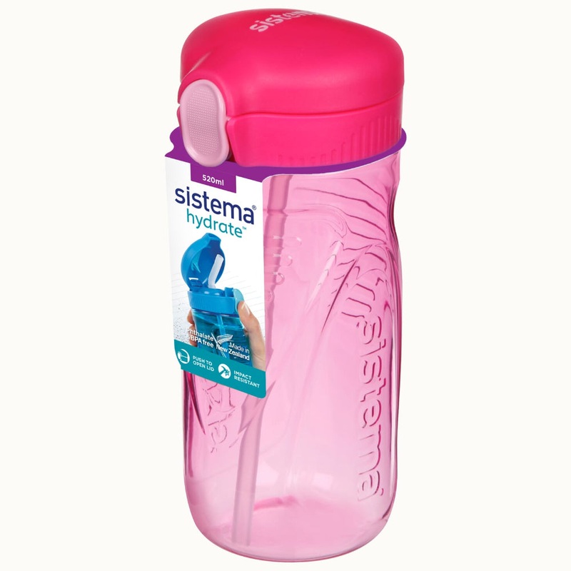Sistema Plastic Bottle   Fuchsia