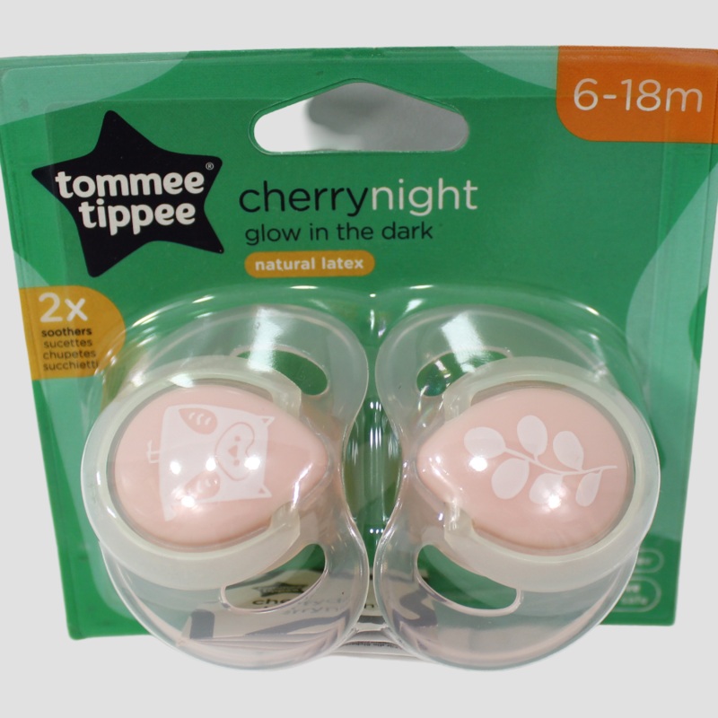 Tommee Tippee Orthodontic Pacifier & Holder Set  6-18M (Pack of 2)
